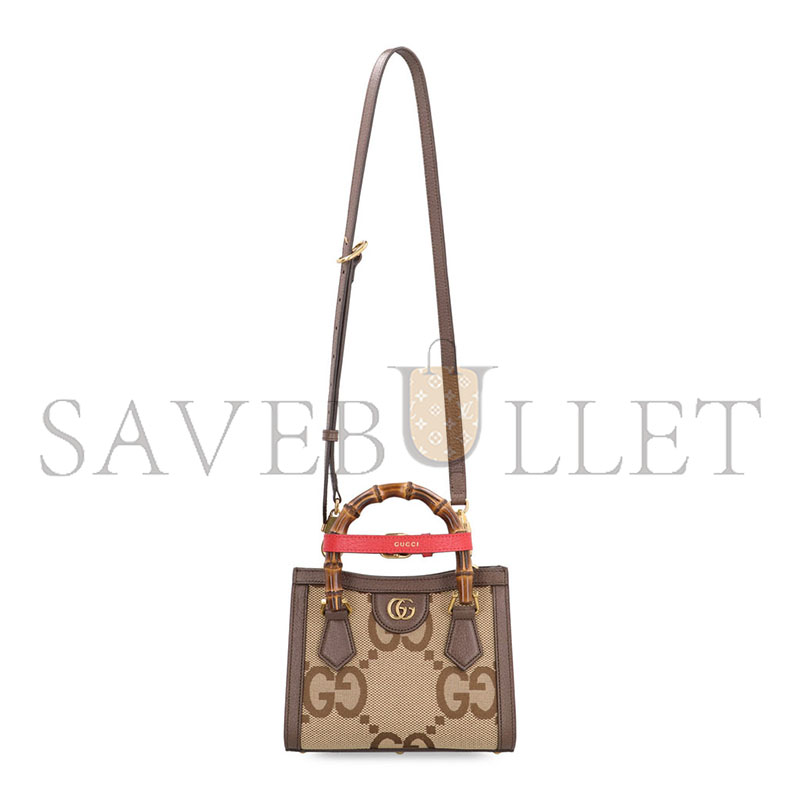 GUCCI DIANA JUMBO GG MINI TOTE BAG 655661 (20*16*10cm)